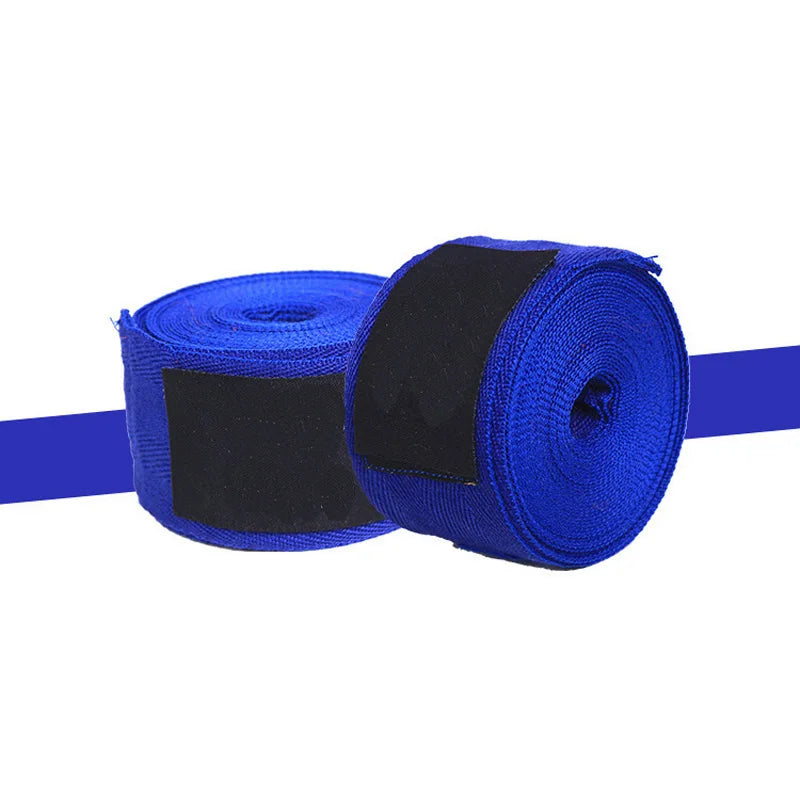 2PCS 1.5/2/3/5M Boxing Training Bandages Cotton Sports Bandages Sanda Kick Boxing Mma Hand Gloves Wraps Belt Boxing Sports Strap