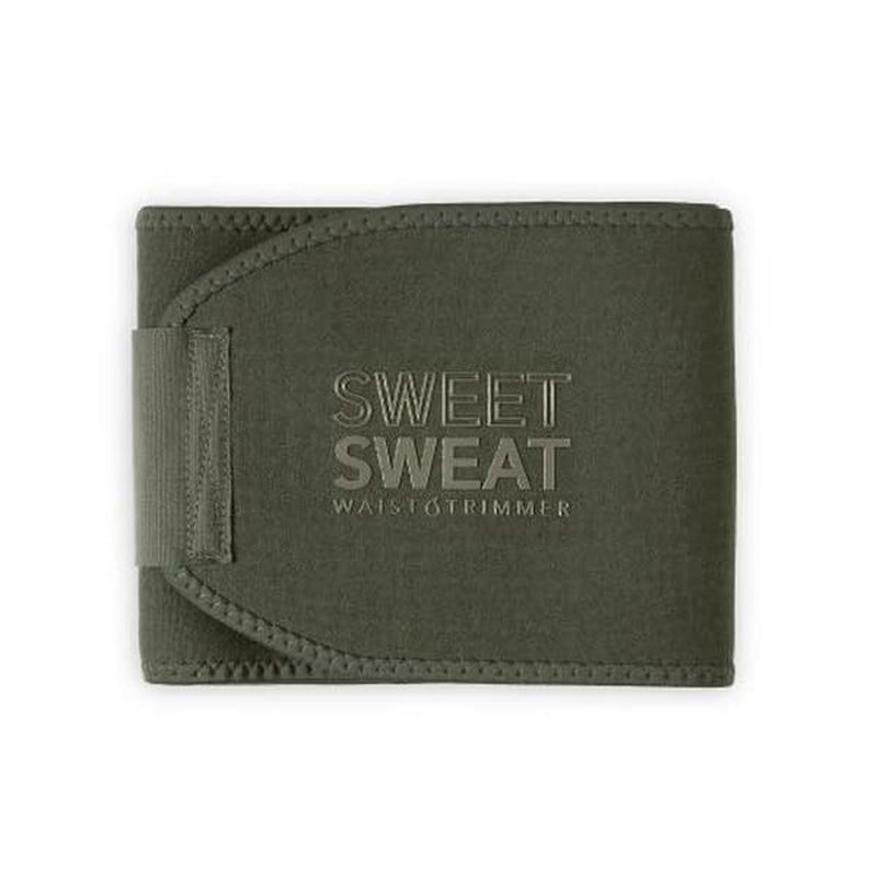 Sweet Sweat Ab Trainer for Women and Men - Sweat Band Waist Trainer Belt for High Intensity Training and Gym Workouts, 5 Adjustable Sizes