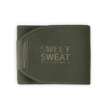 Sweet Sweat Ab Trainer for Women and Men - Sweat Band Waist Trainer Belt for High Intensity Training and Gym Workouts, 5 Adjustable Sizes