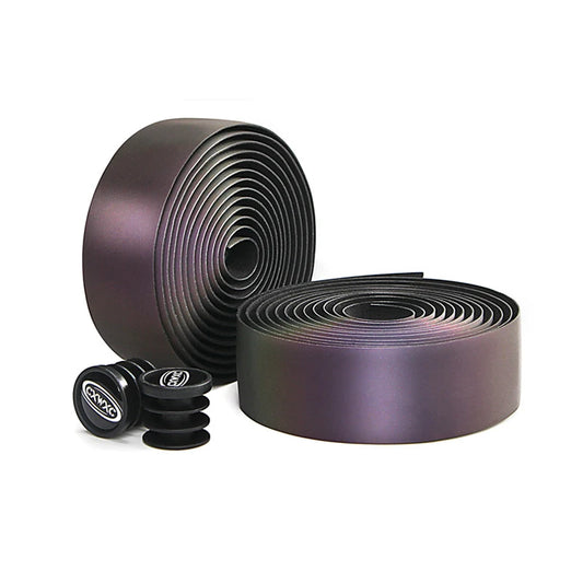PRO Photochromic Bicycle Handlebar Tape with End Plug Soft Road Bike Cycling Handlebar Tapes Night Reflective PU+EVA Accessories