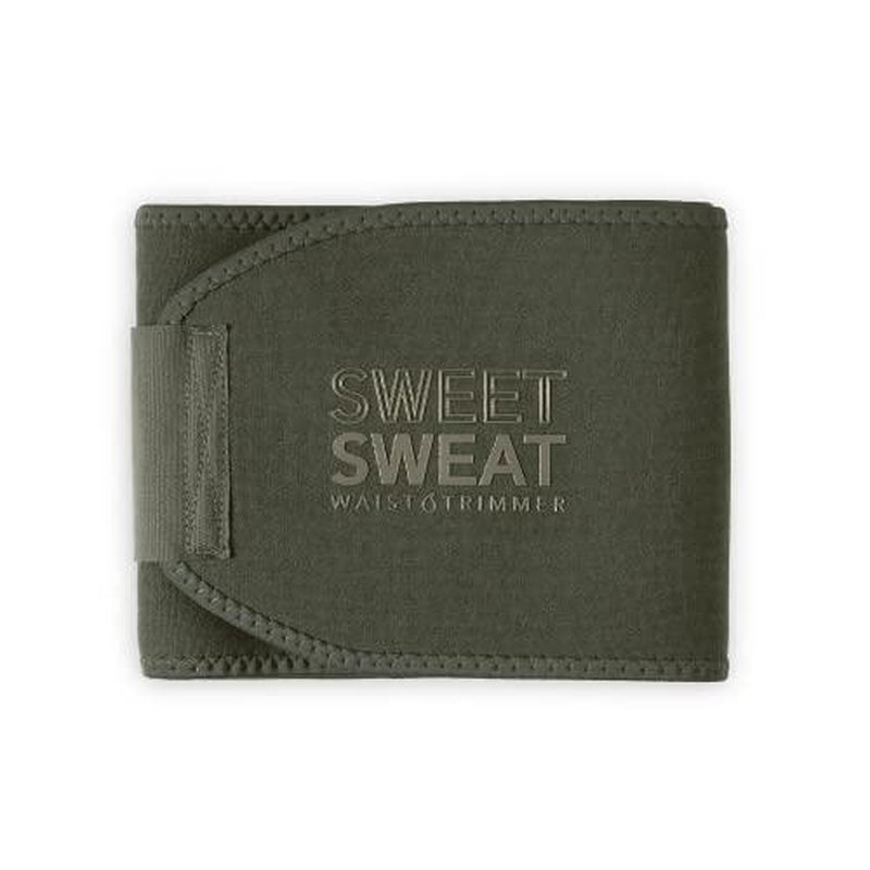 Sweet Sweat Ab Trainer for Women and Men - Sweat Band Waist Trainer Belt for High Intensity Training and Gym Workouts, 5 Adjustable Sizes