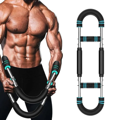 Adjustable Arm Trainer with Resistance Bands Detachable Chest Expander for Upper Body Strength Training Home Gym Equipment